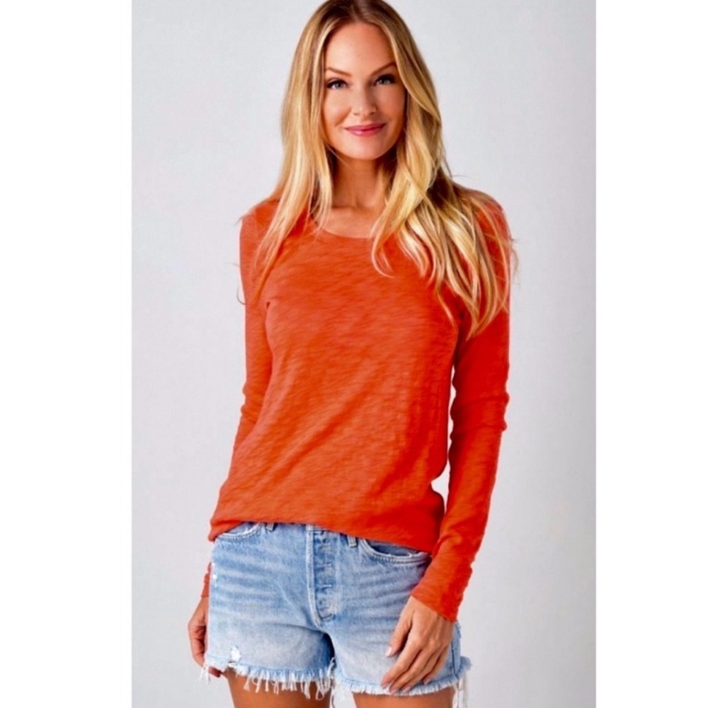 ATM Slub Jersey Long Sleeve Shirt in Cedar.